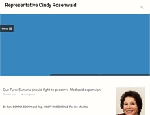 Tablet Screenshot of cindyrosenwald.com